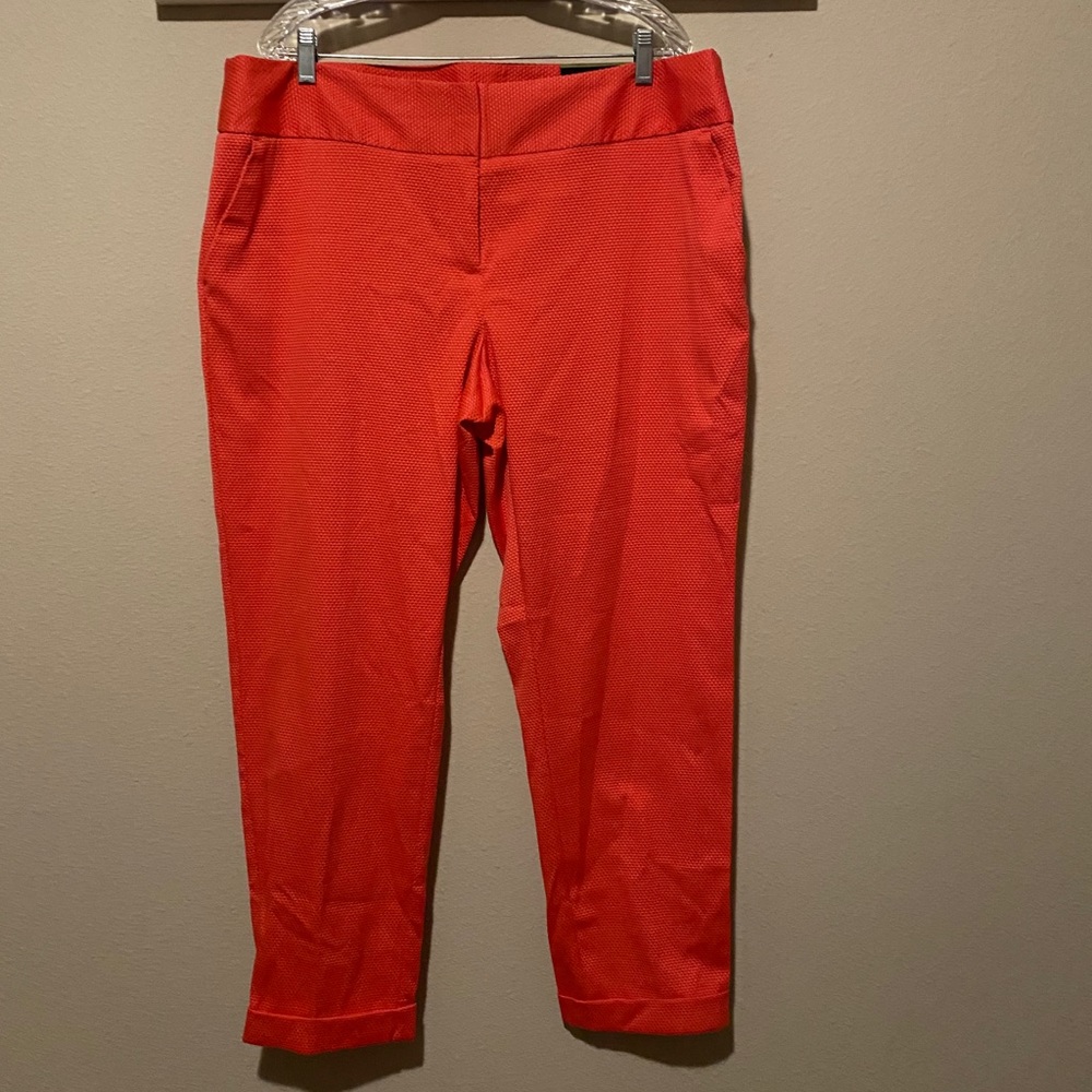 Worthington - textured coral slacks